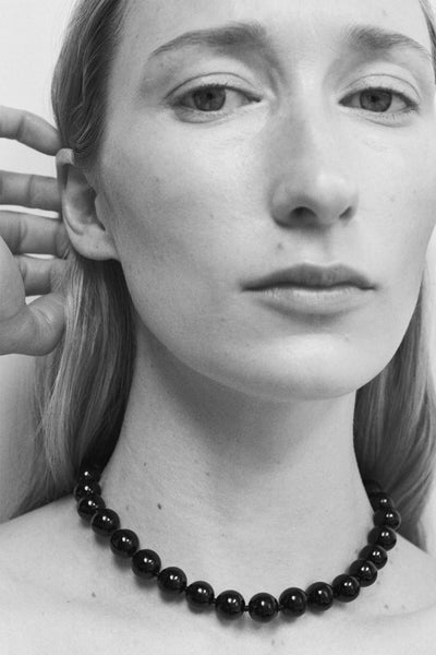 Everyday Boule Collar In Onyx | Sophie Buhai