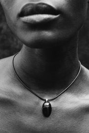 Everyday Scarab Choker in Onyx - Sophie Buhai