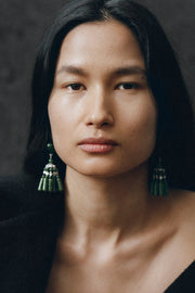 Jade Flamenco Earrings - Sophie Buhai
