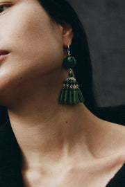 Jade Flamenco Earrings - Sophie Buhai