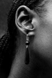 Isadore Earrings in Onyx - Sophie Buhai