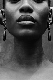 Isadore Earrings in Onyx - Sophie Buhai