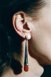Carnelian Lou Lou Earrings - Sophie Buhai