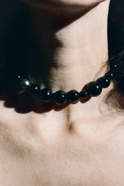 Many Moons Collar in Onyx - Sophie Buhai