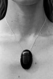 Scarab Pendant in Onyx - Sophie Buhai