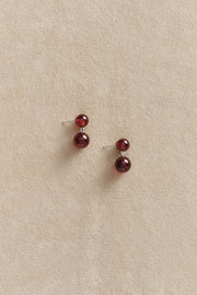 Petite Boule Earrings in Carnelian - Sophie Buhai