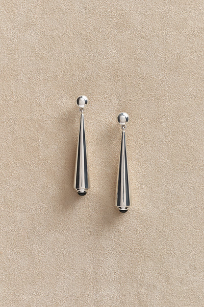 Secession Earrings In Onyx | Sophie Buhai