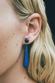 Medium Angelika Earrings in Lapis - Sophie Buhai