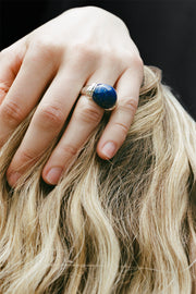 Demain Ring in Lapis - Sophie Buhai