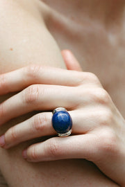 Demain Ring in Lapis - Sophie Buhai