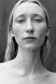 Scarab Studs in Onyx - Sophie Buhai