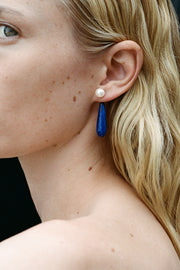 Small Angelyne Earrings in Lapis - Sophie Buhai
