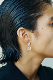 EVERYDAY BOULE EARRINGS IN QUARTZ - Sophie Buhai