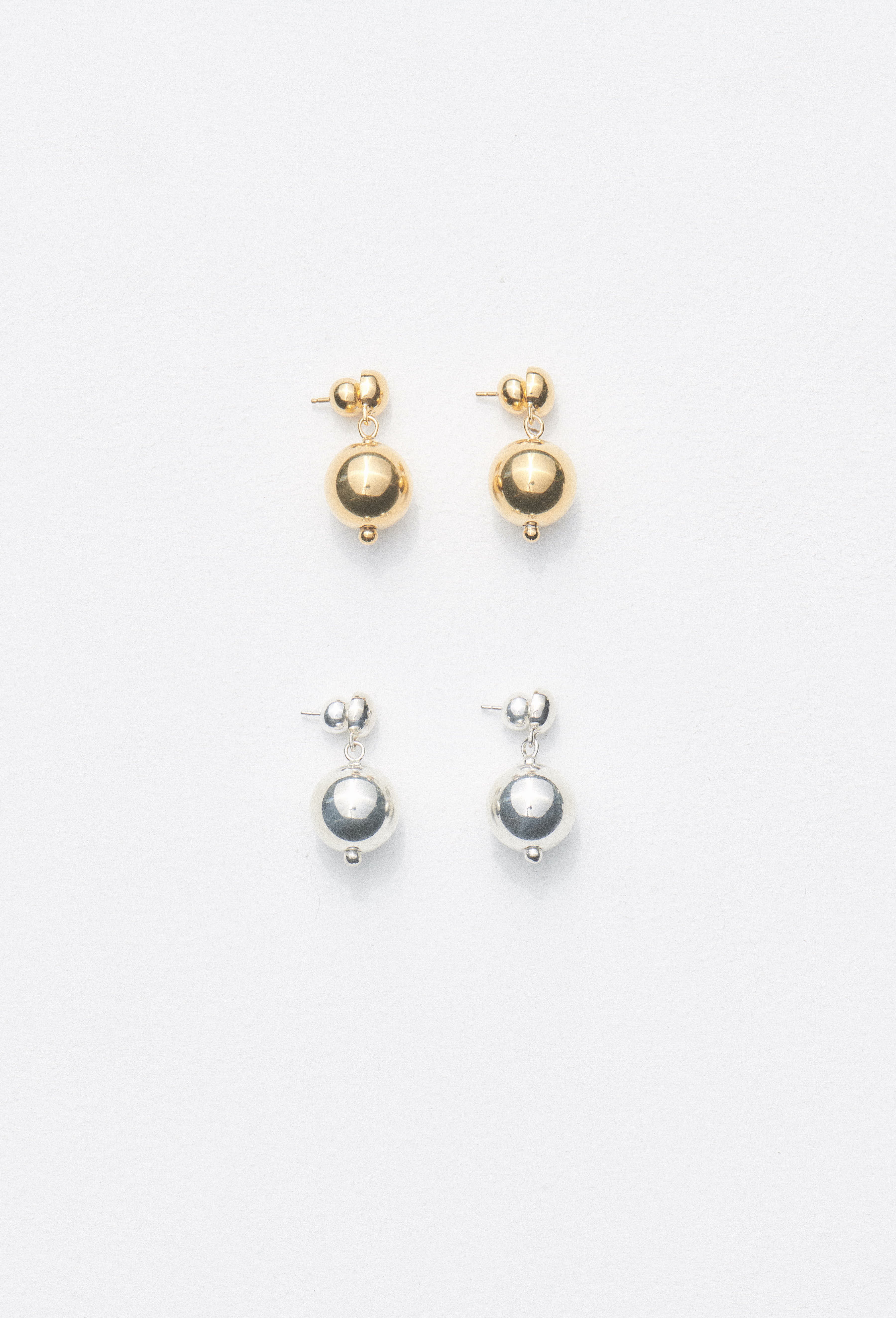 18k Gold Polished Ball Drop Dangle Hook Earrings 95  10 mm  eBay