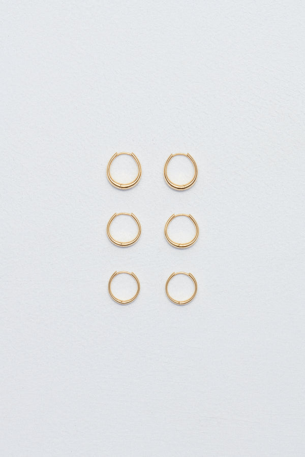 18K GOLD ESSENTIAL HOOPS - Sophie Buhai