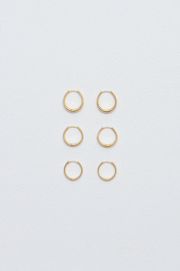 18K GOLD ESSENTIAL HOOPS - Sophie Buhai