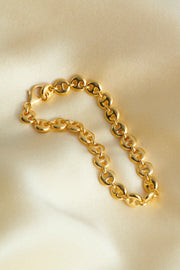 18K GOLD CIRCLE LINK BRACELET - Sophie Buhai