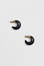 ONYX DONUT HOOPS - Sophie Buhai