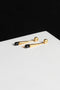 Sophie Buhai - Gold Onyx Nautilus Drop Earrings