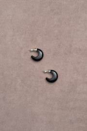 ONYX DONUT HOOPS - Sophie Buhai