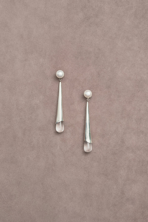 QUARTZ LOU LOU EARRINGS - Sophie Buhai