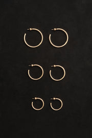 Small Clara Hoops - Sophie Buhai