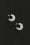 Sophie Buhai - WHITE JADE DONUT HOOPS