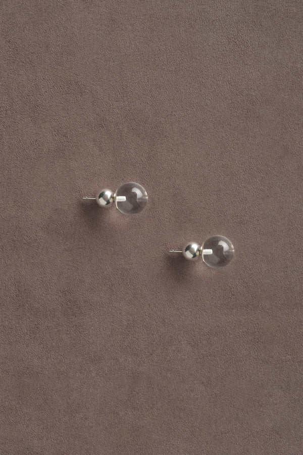 QUARTZ BOULE STUDS - Sophie Buhai