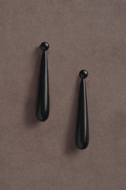 LARGE ANGELIKA EARRINGS IN ONYX - Sophie Buhai
