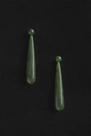 LARGE ANGELIKA EARRINGS IN JADE - Sophie Buhai