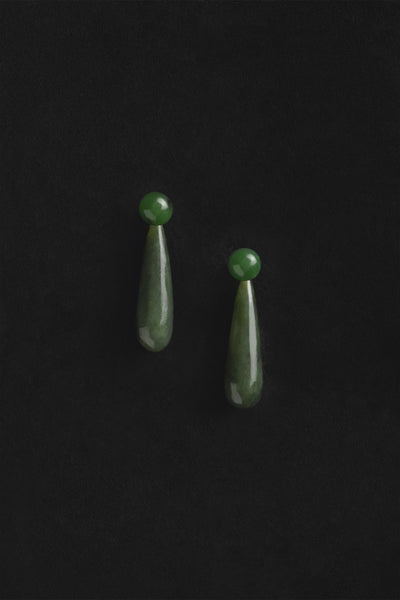 Small Angelika Earrings In Jade | Sophie Buhai