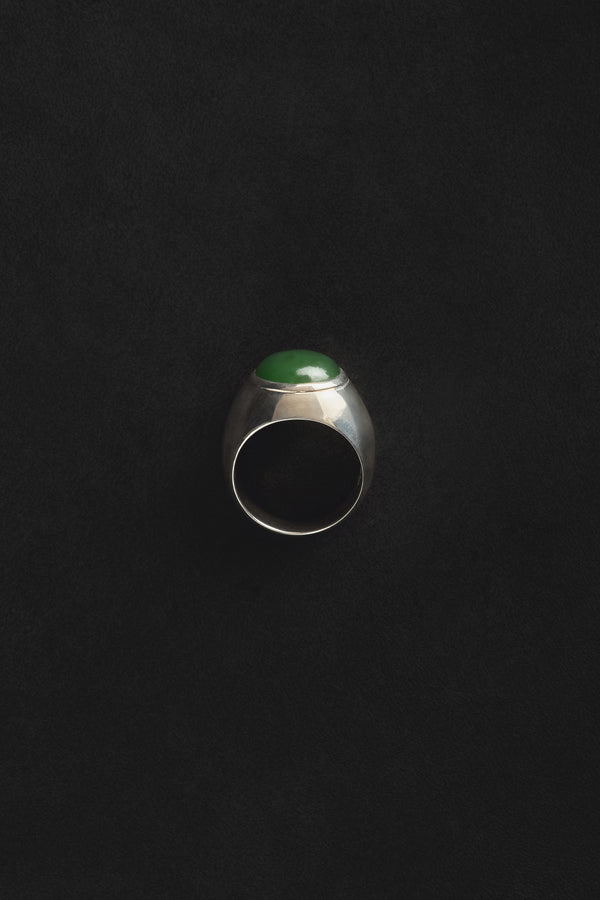 LARGE JADE DEREN RING - Sophie Buhai