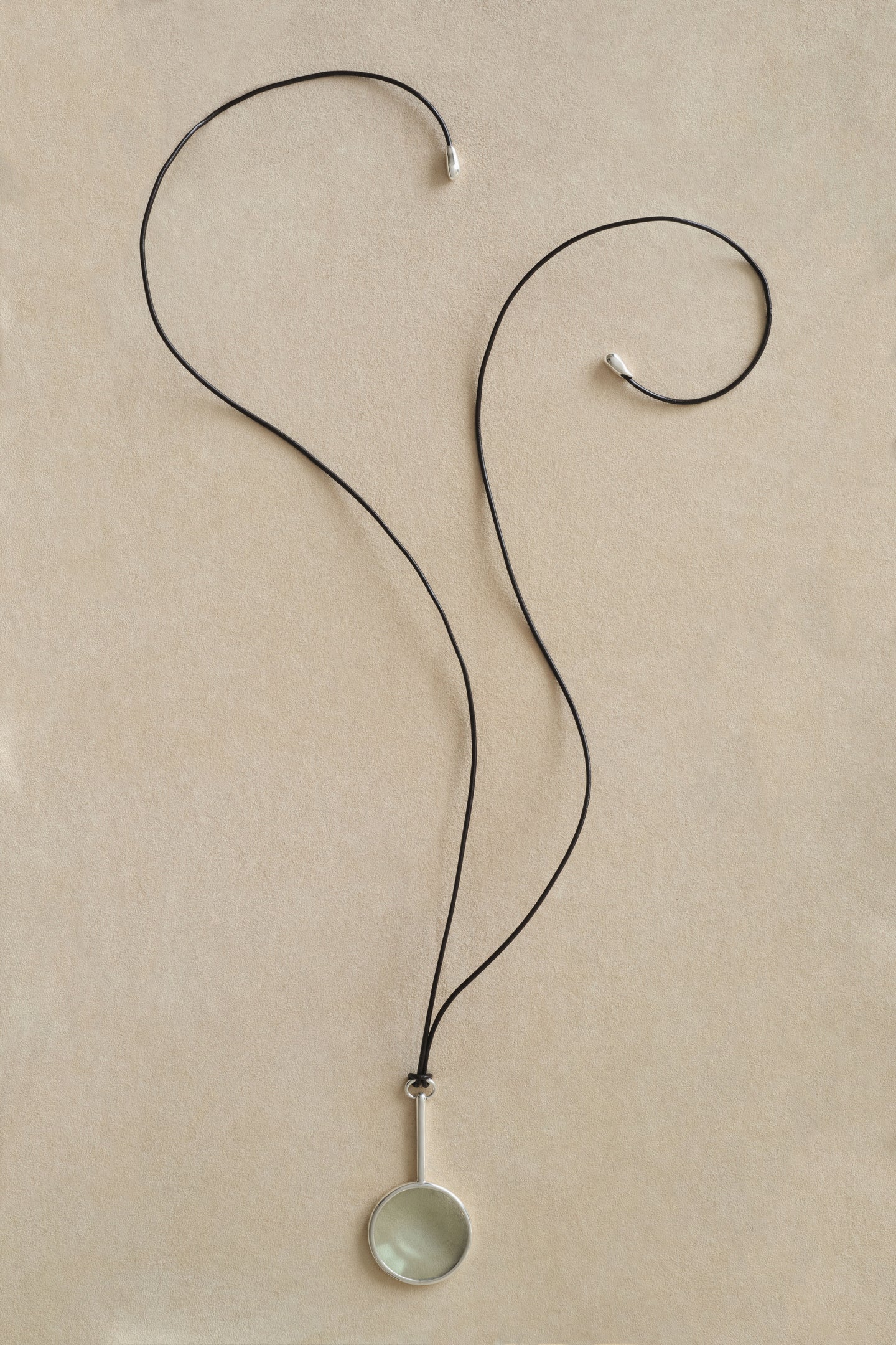Hermes magnifying sales glass necklace