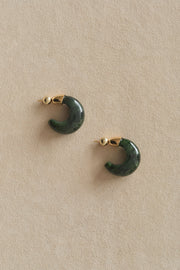 JADE DONUT HOOPS - Sophie Buhai