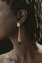 Sophie Buhai - Gold Onyx Nautilus Drop Earrings