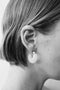 Sophie Buhai - WHITE JADE DONUT HOOPS