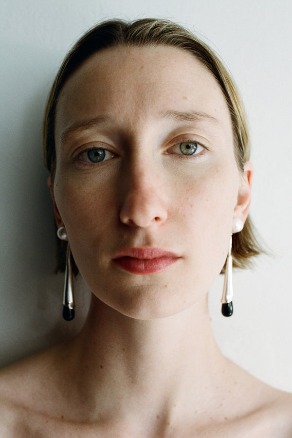 Sophie Buhai - ONYX LOU LOU EARRINGS