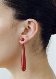 Large Angelika Earrings in Jasper - Sophie Buhai