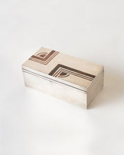 LUC LANEL CHRISTOFLE ART DECO MIXED METAL BOX C. 1930 - Sophie Buhai