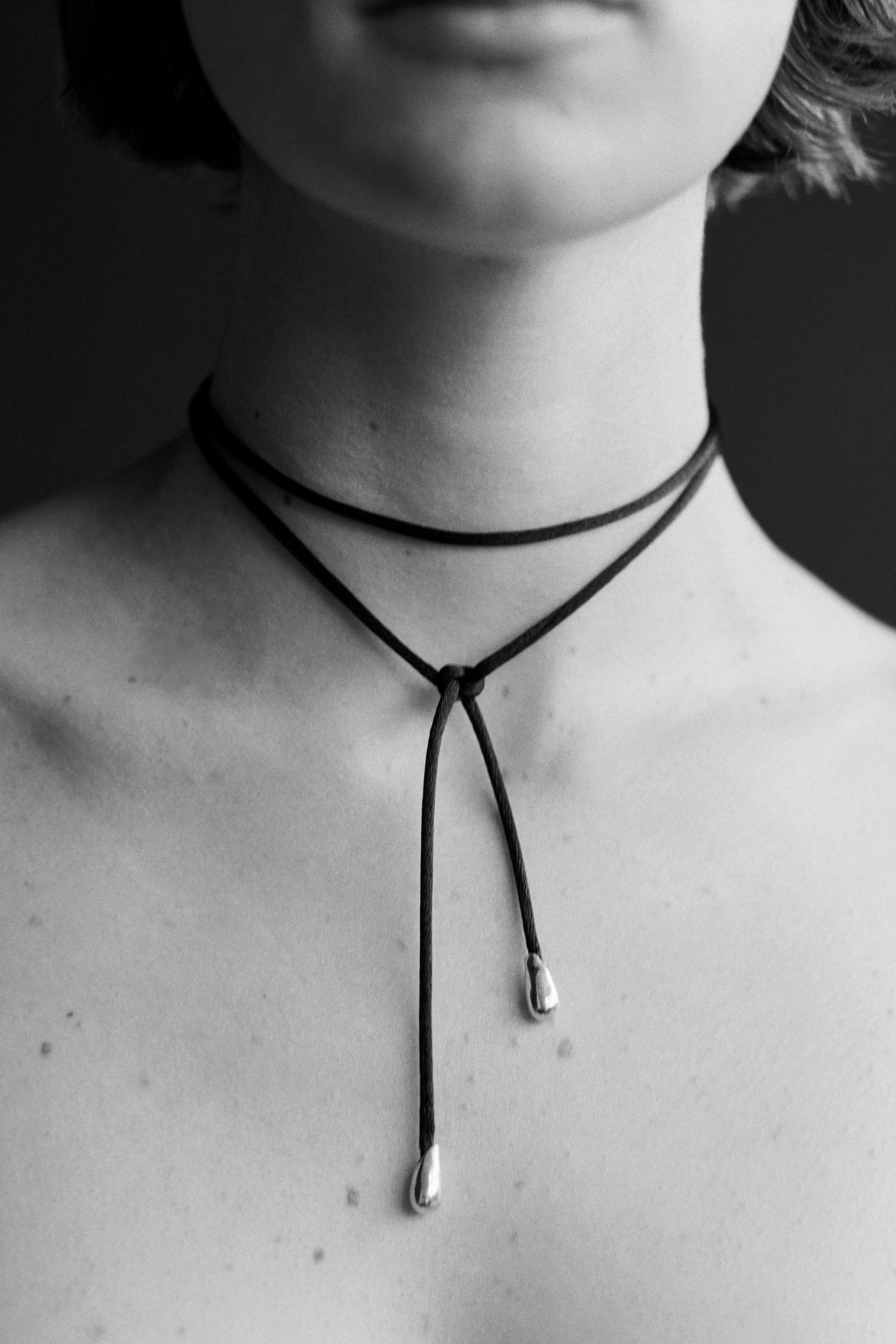 Black Choker with Studs