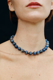 EVERYDAY BOULE COLLAR IN LAPIS - Sophie Buhai
