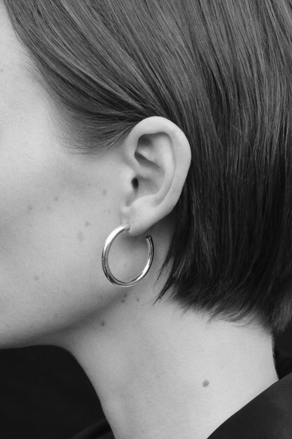 Small Clara Hoops Sterling Silver