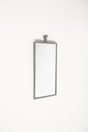 PAAVO TYNELL (ATTRIBUTED),  PEWTER MIRROR WITH SHELL DETAIL, C. 1928 - Sophie Buhai