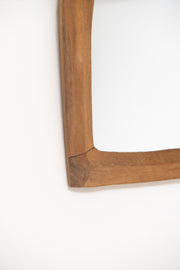 SWISS, ANTHROPOSOPHIC CARVED WOOD MIRROR, C. 1930 - Sophie Buhai