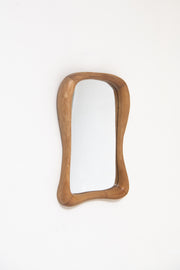 SWISS, SMOOTH CARVED ANTHROPOSOPHIC MIRROR, C. 1930 - Sophie Buhai