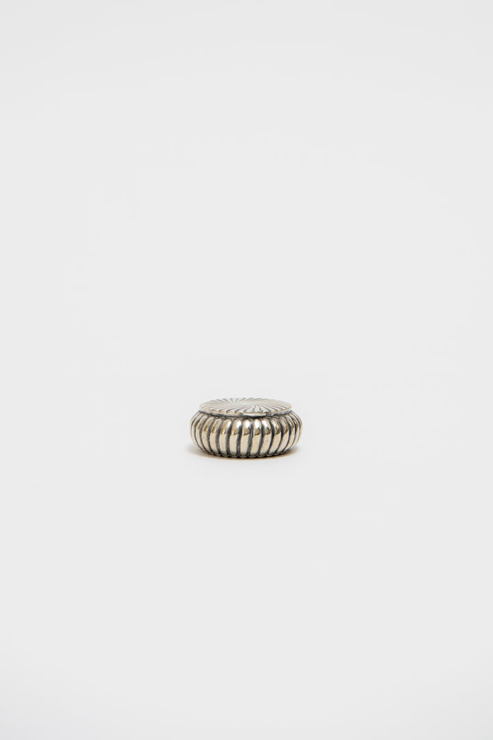French Sterling Silver Pill Box C 1920 | Sophie Buhai