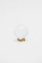 Sophie Buhai - ITALIAN, CRYSTAL BALL WITH BRASS STAND, C. 1960