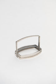 WIENER WERKSTATTE, METAL GRIDWORK BASKET. C. 1905 - Sophie Buhai