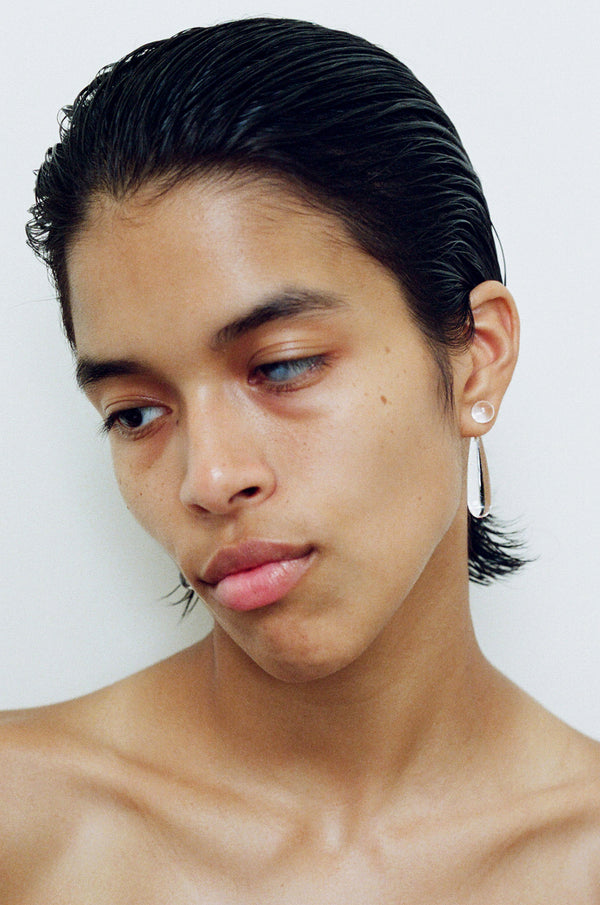 SMALL ANGELIKA EARRINGS IN QUARTZ - Sophie Buhai