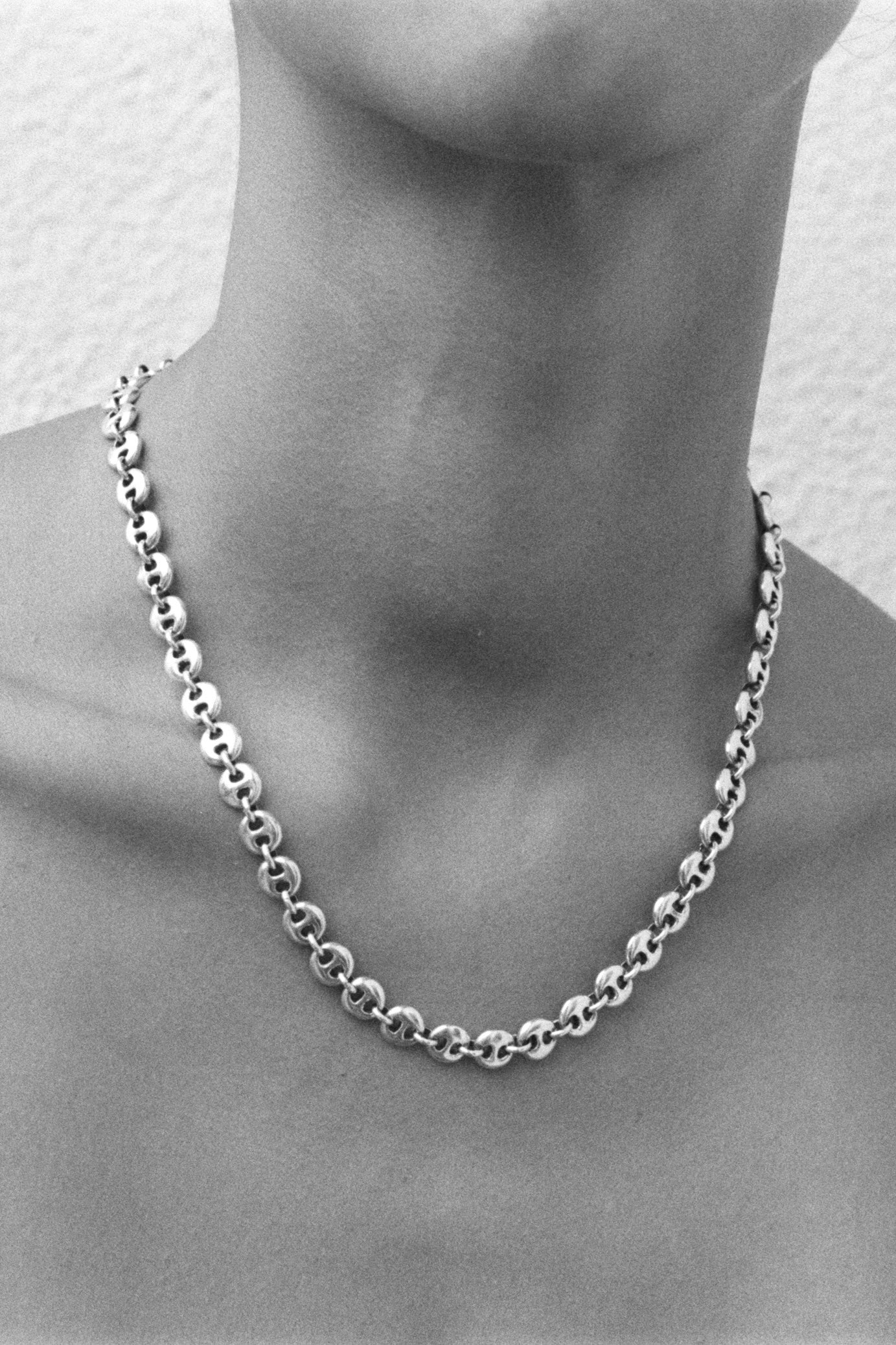 silver chain links